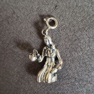 925 Sterling Silver Vintage Silver Astrology Virgo Women Charm